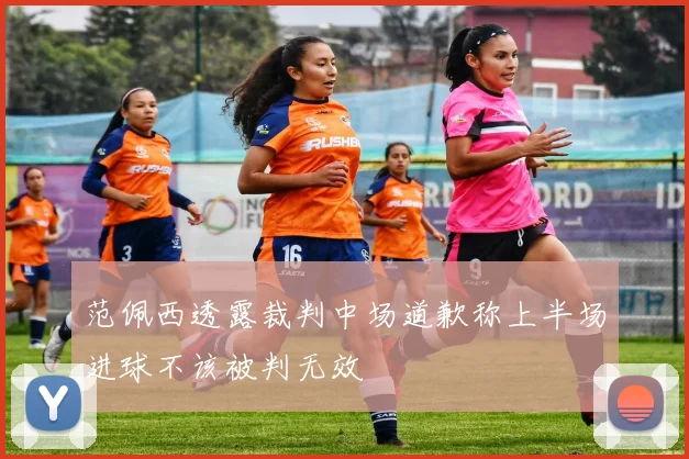 范佩西透露裁判中场道歉称上半场进球不该被判无效